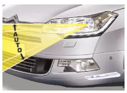 Automatische Einstellung des Kurvenlichts