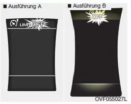 Zum Abstellen der Höchstgeschwindigkeitsregelung gibt es mehrere Möglichkeiten